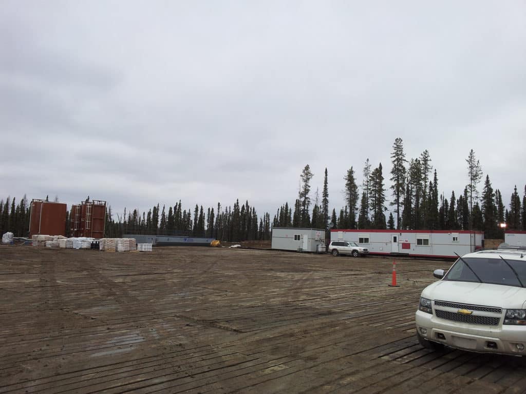 3-Ply Laminated Totem Mats in use