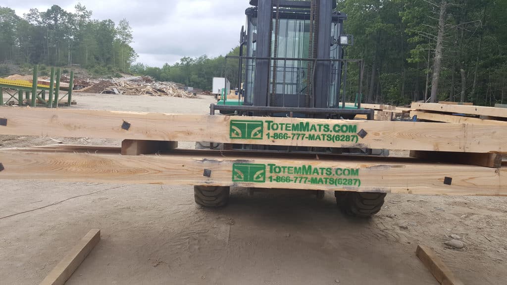 Totem Mats 8 inch on crane