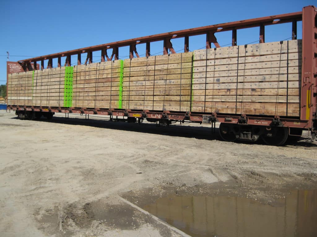 Totem Mats Truck & Rail Shipments