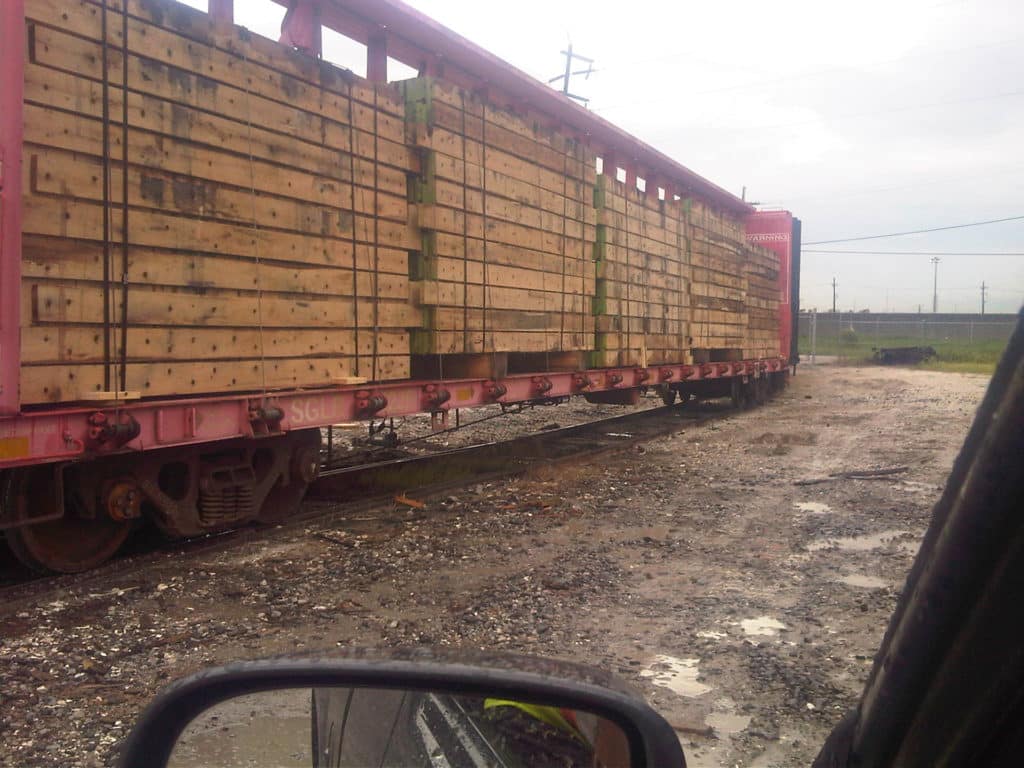 Totem Mats Truck & Rail Shipments