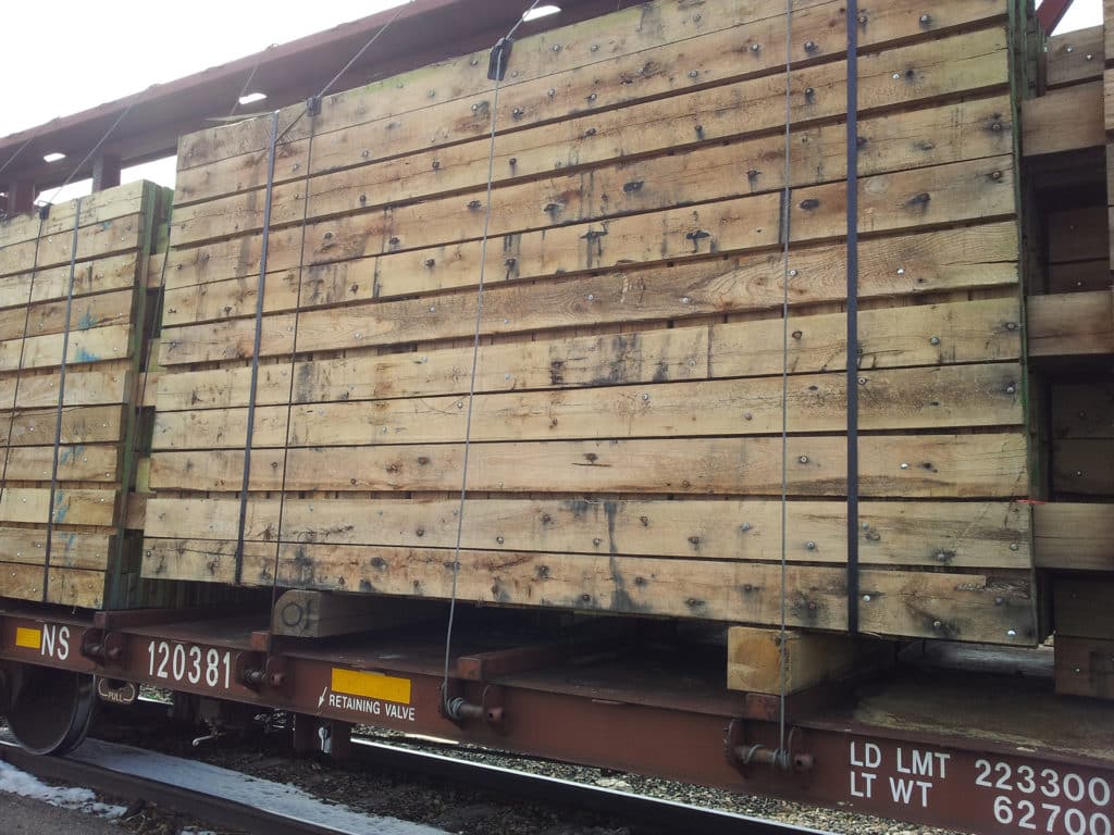 Rail Shipments at Totem Mats