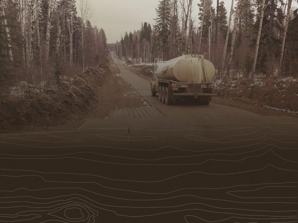 8" Timber Mats in Use